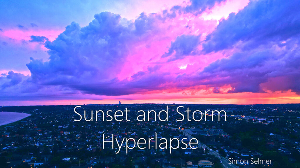 Sunset and Stom Hyperlapse